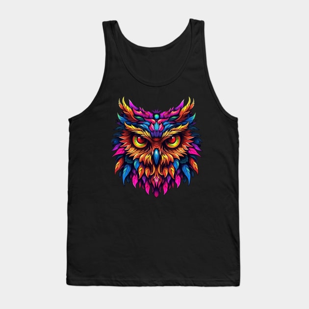 Owl Halloween Tank Top by JH Mart